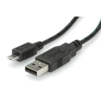 Kabel USB2.0 -Micro ,l TIP A(M)  -  B(M), 3.0m, crni